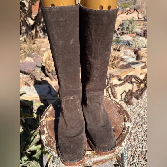 FRYE 🇺🇸 Campus 14L Boots Suede Vintage - Picture 9 of 16